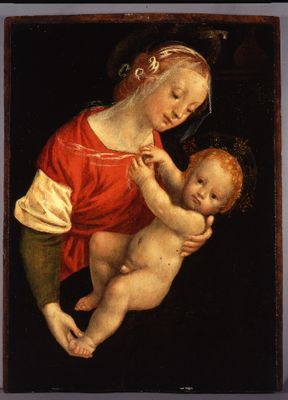 Gerolamo Giovenone - virgen y niño