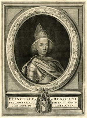 Vincenzo Maria Coronelli - Retrato de Francesco Morosini