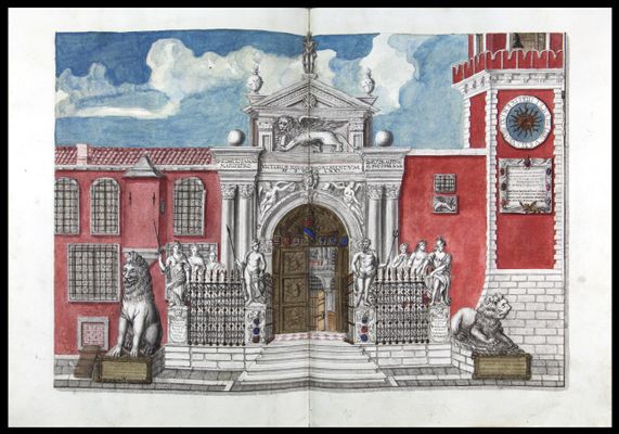 Theodore D’Amaden - Porta di terra dell'Arsenale, en la historia de los nobles venecianos maurocenos desde el comienzo de la nación, hasta los aristócratas vivos