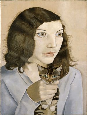 Lucian Freud - Girl with a Kitten