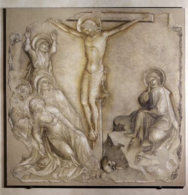 Jacopo Salimbeni - Crucifixión