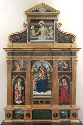 Bernardino di Betto, detto il Pinturicchio - Pala di santa Maria dei Fossi