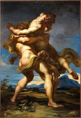 Gregorio de Ferrari - Hercule et Antée