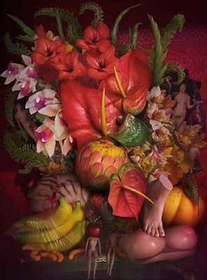 David LaChapelle - La tierra ríe en flores (Los amantes)