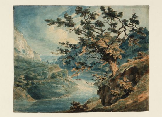Joseph Mallord; William Turner - View in the Avon Gorge