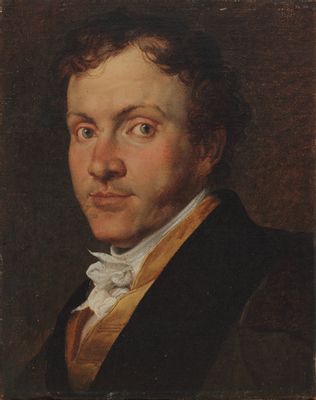 Francesco Hayez - Porträt von Francesco Roberti