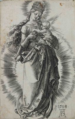 Albrecht Dürer - Crowned Madonna