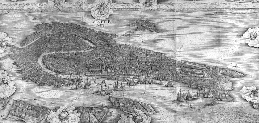 Jacopo de Barbari - Vue en perspective de Venise