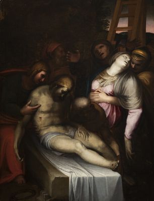 Marcello Venusti - Deposizione di Cristo