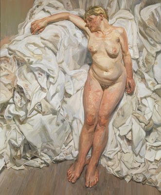 Lucian Freud - Standing by the Rags