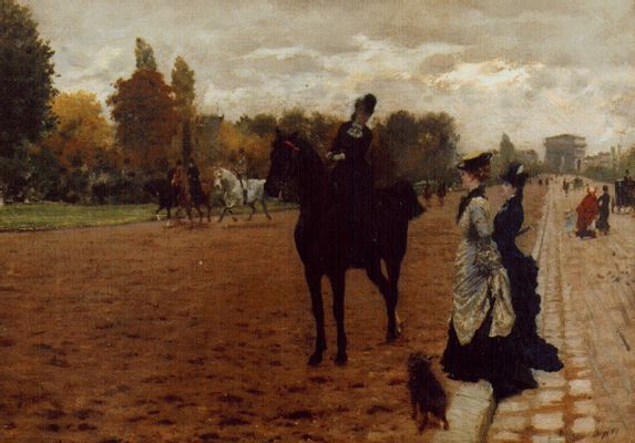 Giuseppe De Nittis - Horsewoman