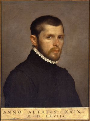 Giovan Battista Moroni - Portrait d'un jeune homme de vingt-neuf ans