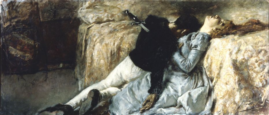 Gaetano Previati - Morte di Paolo e Francesca