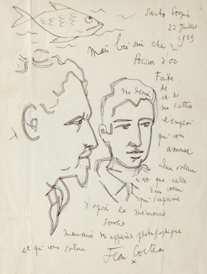 Jean Cocteau - Lettera