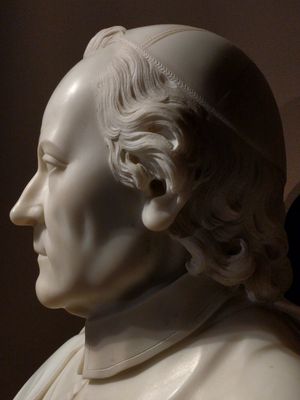 Giovanni Antonio Cybei - Busto in marmo di Ludovico Antonio Muratori