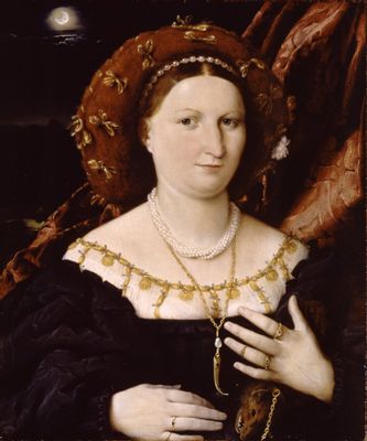 Lorenzo Lotto - Portrait of Lucina Brembati