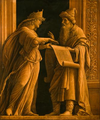 Andrea Mantegna - A sibyl and a prophet