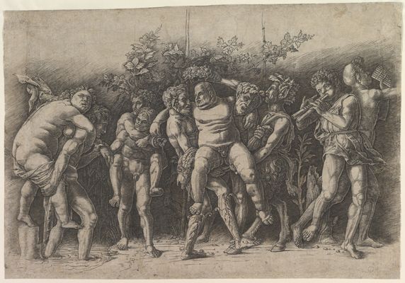 Andrea Mantegna - Bacchanale avec Silène