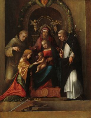 Antonio Allegri, detto il Correggio - Mystical marriage of Saint Catherine
