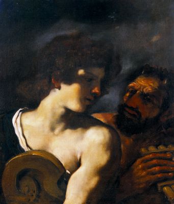 Giovanni Francesco Barbieri, detto Guercino - Apollon et Marsyas