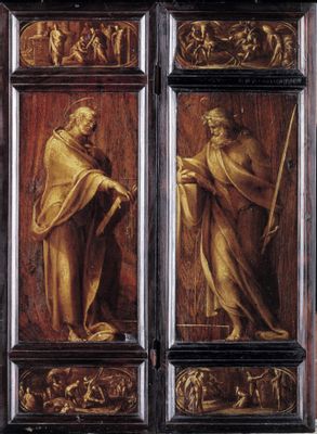 Jacopo Zanguidi, detto il Bertoja - Saint Peter and Saint Paul. History of their lifes
