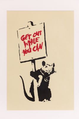 Banksy - Get Out While You Can