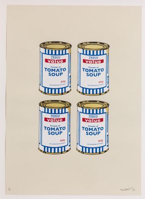Banksy - Soup Can (Quad)