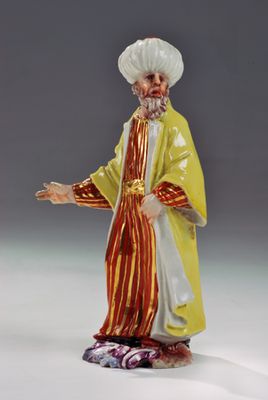 Oriental man with high turban
