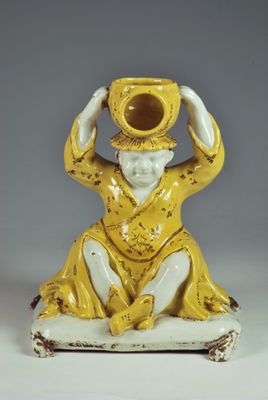 Watch holder with yellow dress