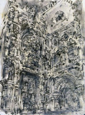 Emilio Vedova - Architecture vénitienne - Porta della carta 1