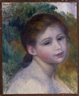 Pierre-Auguste Renoir - head of a woman