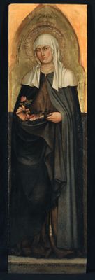 Taddeo di Bartolo - Saint Elizabeth of Assisi