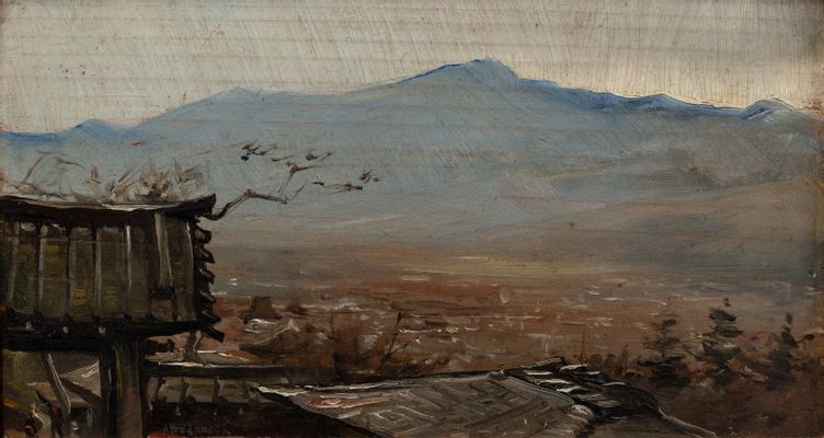 Arnold Henry Savage Landor - Vue de Kyoto depuis les collines