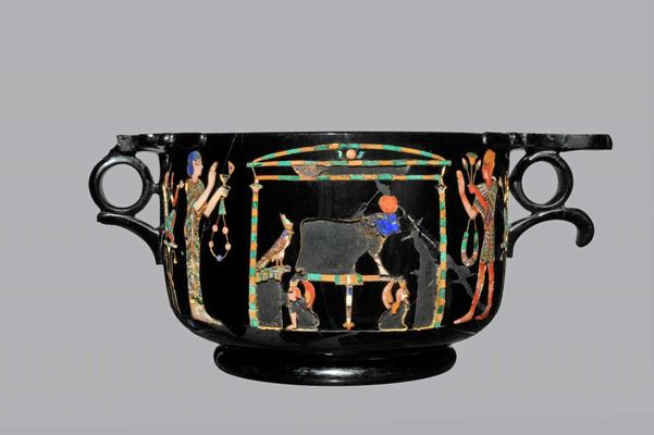 Obsidian cup