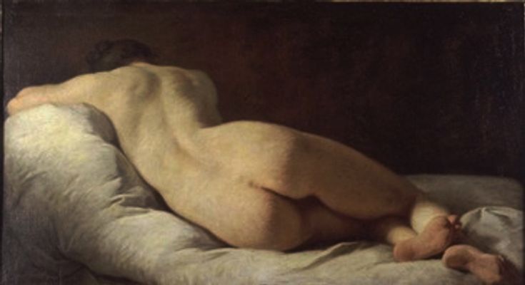 Pierre Subleyras - Female nude from the back