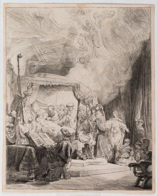 Rembrandt Harmenszoon van Rijn, detto Rembrandt - Death of the Virgin