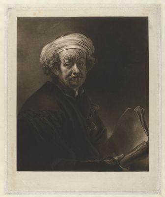 Charles Turner - Rembrandt. Self-portrait as Saint Paul