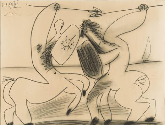 Pablo Picasso - Battle of Centaurs