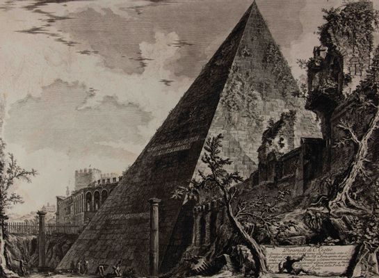 Giambattista Piranesi - Piramide di San Cestio