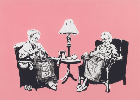 Banksy - Grannies