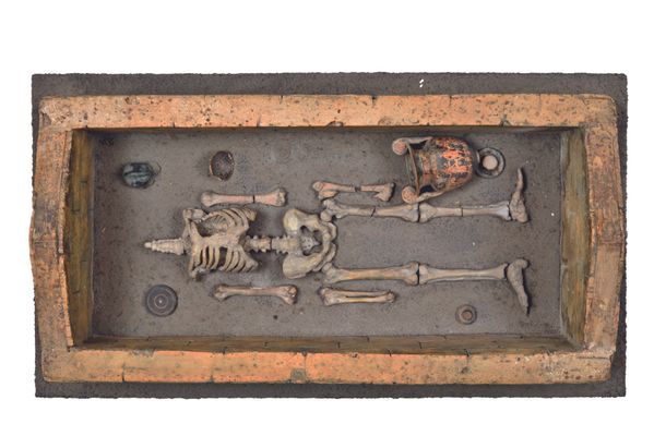 Model of a tomb found close to S. Agata de' Goti