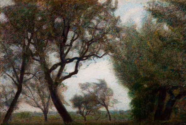 Giuseppe Pelizza da Volpedo - May morning or trees and clouds
