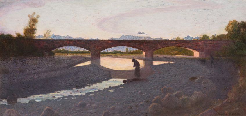 Giuseppe Pelizza da Volpedo - El puente