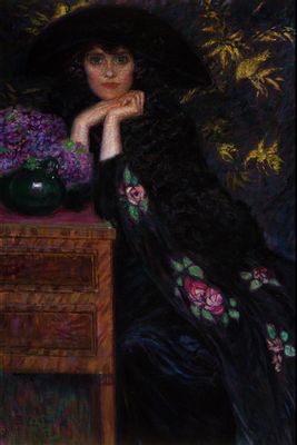 Enrico della Leonessa - Figure of a Woman (Portrait of Violette)