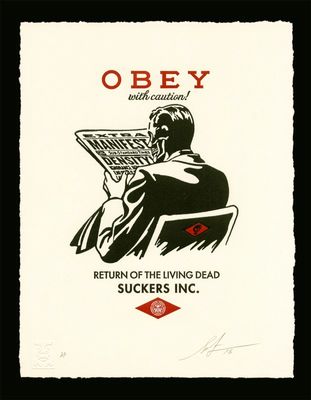 Shepard Fairey - Avec mise en page typographique