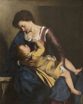 Orazio Gentileschi - Madonna con bambino