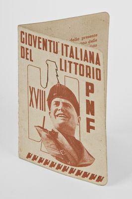 Membership card for the Italian Youth of the Littorio