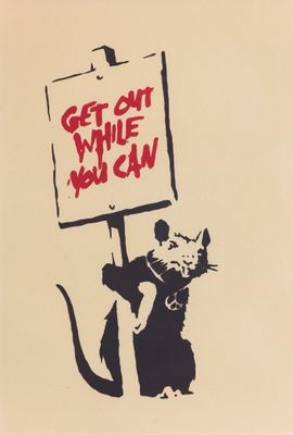 Banksy - Get out while you can