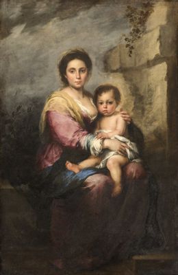 Bartolomé Esteban Murillo - The nursing Madonna