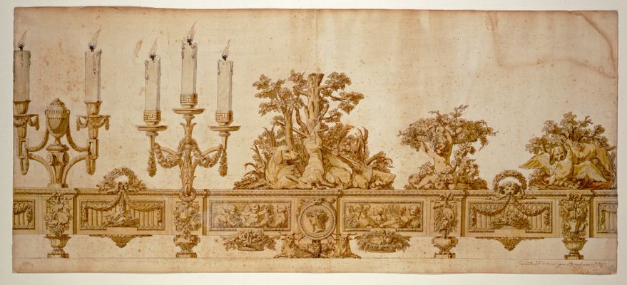 Giovanni Battista Boucheron - Design for centerpiece by Vittorio Amedeo III of Savoy